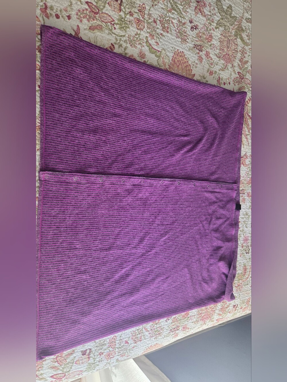 Lululemon Purple Women's Knit Wrap Scarf - Soft Layering Accessory